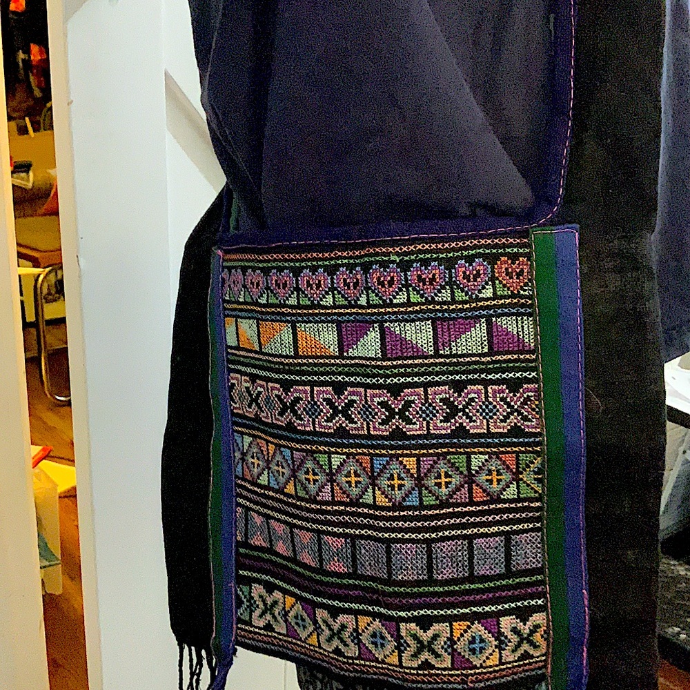 New Shoulder Bag Embroidered Cotton&Linen